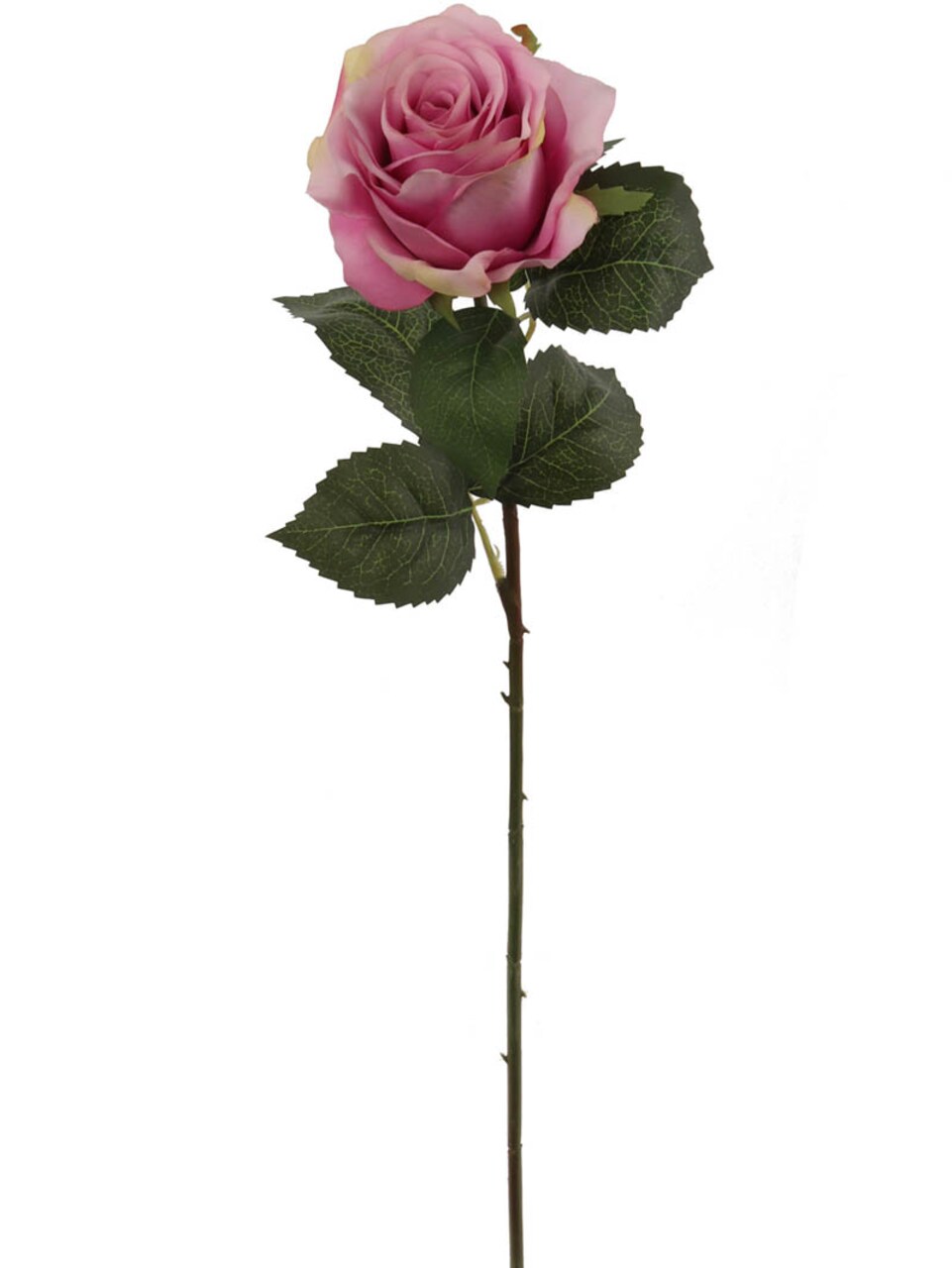 48-Pack: Lavender Open Rose Stem with Lifelike Silk Foliage by Floral Home®